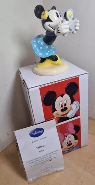 Smile Minnie Mm 38 Limited Edition Royal Doulton Disney Mickey Mouse Collection