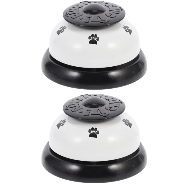 2x Pet Tell Bell Dog Cat Door Bell Musical Handbells