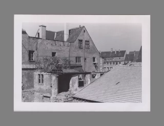 1952 Korean War Photo Bombed Out Building Germany