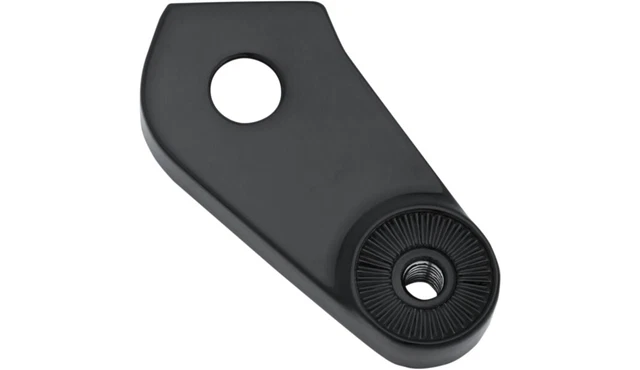Kuryakyn 3127 Side Mount License Plate Holder Mount - Gloss Black