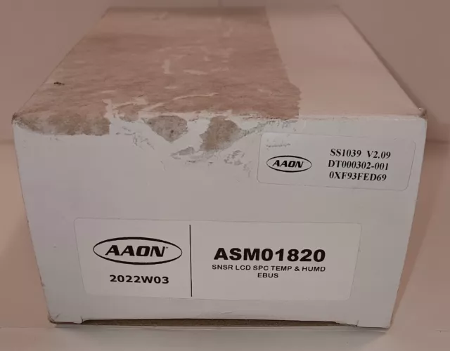 Aaon Asm01820 E-Bus Lcd Room Sensor Temp & Humidity