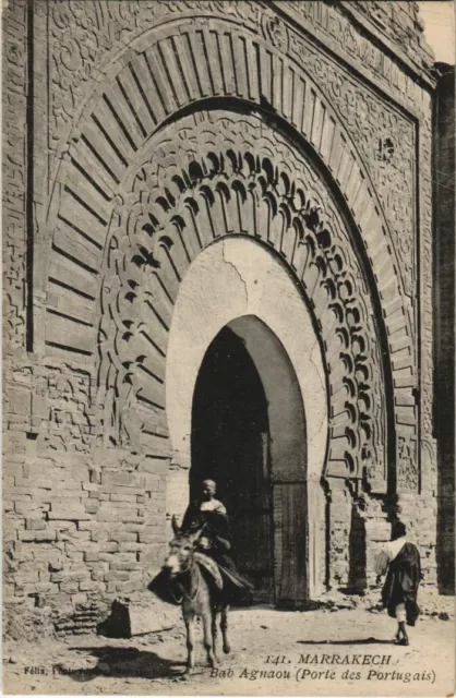 CPA AK Marrakech - Marrakesh - Bab Agnaou - Gate of the Portuguese MOROC (1082807)