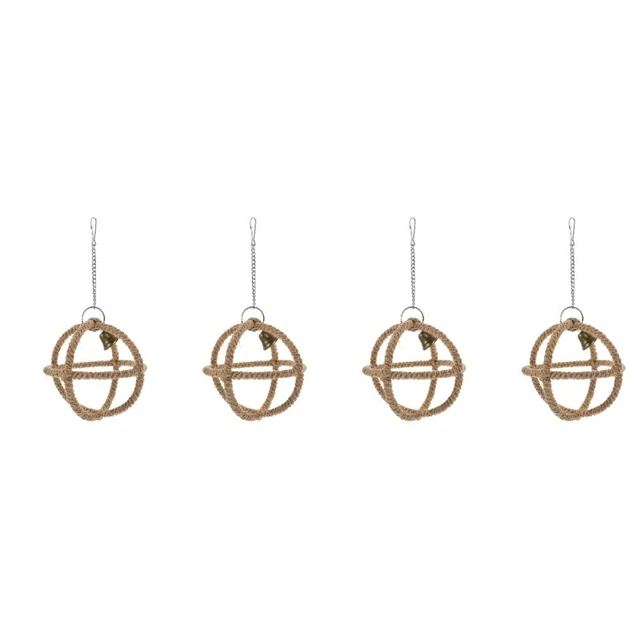 Set 4 Sittich Spielzeug Schaukelspielzeug Papagei Kükenbarsch Kleiner Papagei