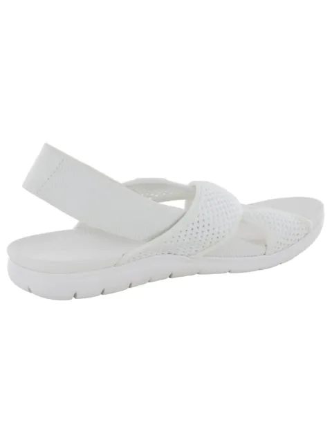 Fitflop Womens Airmesh Open Toe Slingback Sandal Shoes, Urban White, US 8 3