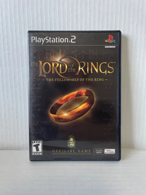 The Lord of The Rings The Fellowship of The Ring PS2 Playstation 2 CIB WORKING