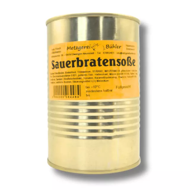 Salsa arrosto acido piatto pronto fatto in casa gourmet salsa scura da arrosto 400 g