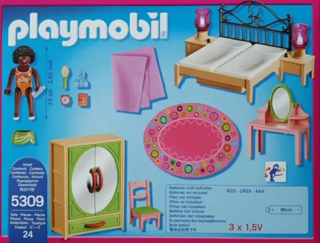 Playmobil 5309 Dollhouse Schlafzimmer mit Schminktischchen Neu/Ovp 2