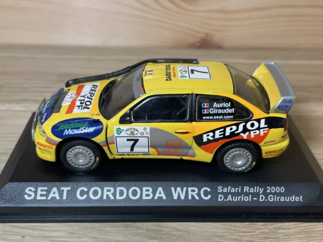 Seat Cordoba Wrc E2 #7 Safari Rally 2000 D.auriol-D.giraudet Ixo Altaya 1:43