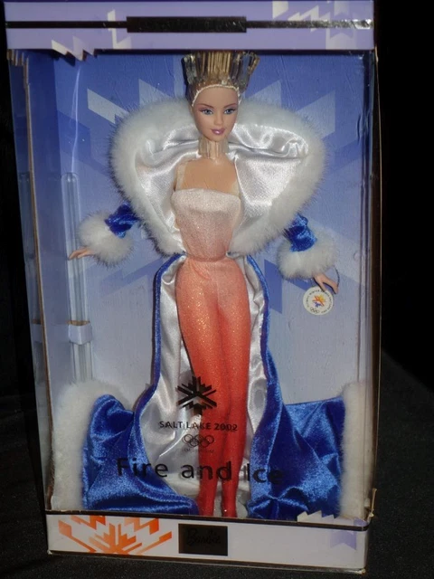 2002 FIRE & ICE Barbie Collector Edition Salt Lake City Olympics  #53511 NRFB