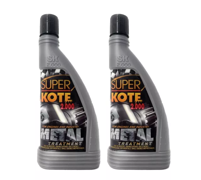 SUPERKOTE 2000 Metal Treatment  Lubricant Anti Friction 8oz 2 PACK