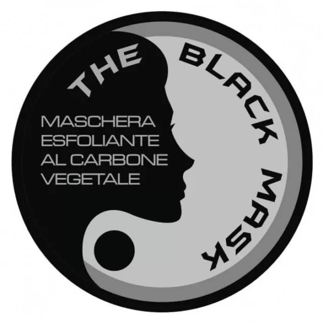 The Black Mask - Maschera esfoliante, per il viso, al carbone vegetale