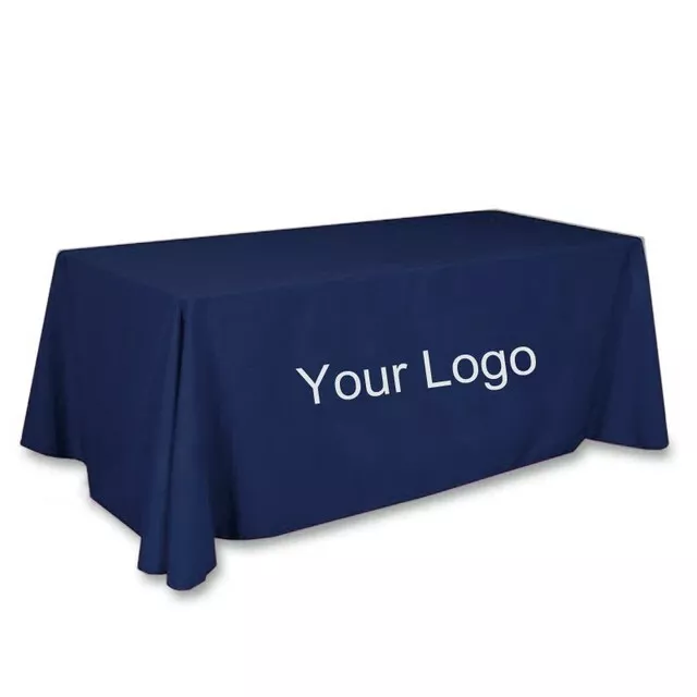 Custom Printed Table Cloth and Fitted Cloths 6ft, 8ft table Full color print