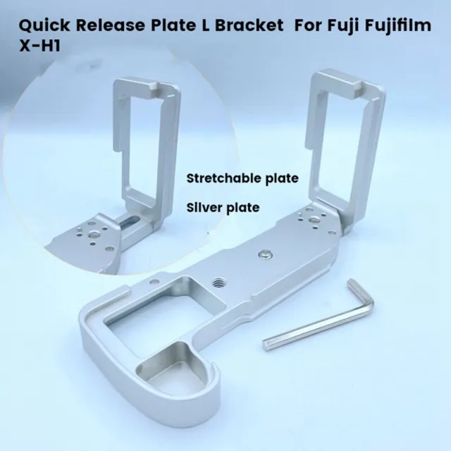 Release Plate L Bracket Camera Grip for Fuji Fujifilm X-H1 Camera Hand GriY9