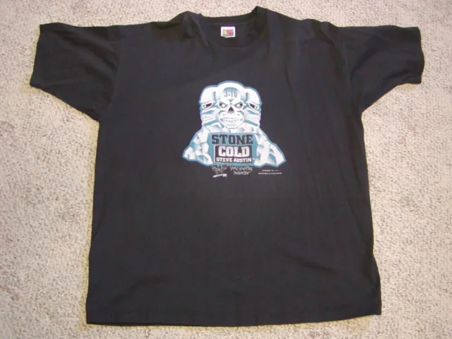 Vintage Stone Cold Steve Austin Xxl 3:16 Skull T Shirt 1998