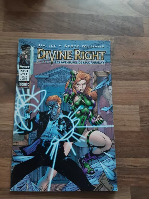 PETIT FORMAT BD COMICS DIVINE RIGHT N°3 wildstorm semic 1998 MAX FARADAY