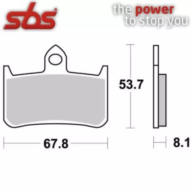 Paire Plaquette de Frein 622HS 622 Hs CB F Big One Superfour 1000 1993-1996