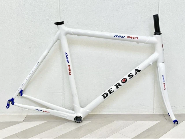 Cadre Vélo Course De Rosa Professional - Acier - Campagnolo Record - Rouge - Italie