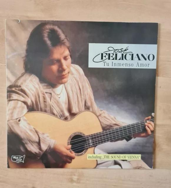 LP - JOSE FELICIANO - Tu Inmenso Amor - EMI DMM 1987 - Schallplatte