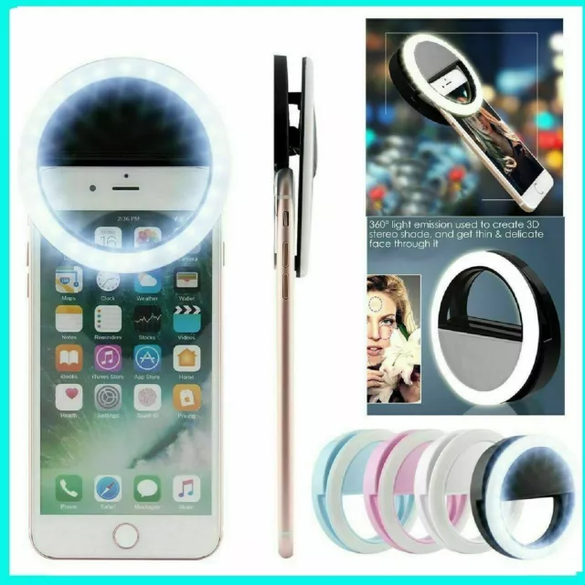 Anello Luminoso Led Per Selfie Tik Tok Luce Ring Light Telefono Ricaricabile Usb