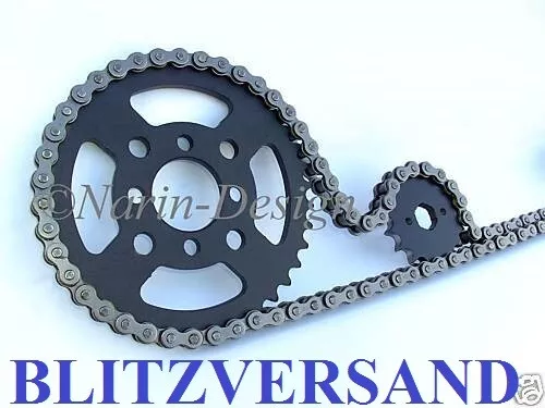 Bashan 200 S7 Tuning Chain Kit Kette Kettenrad Ritzel Kettenkit 17-39 Sprocket