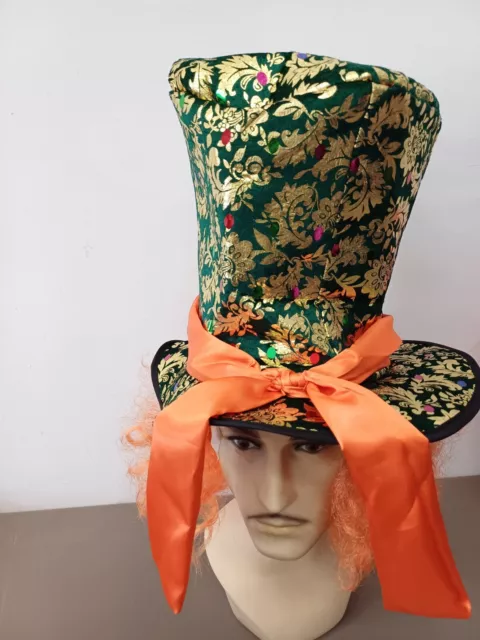 Cappello Cappellaio Matto Con Parrucca Annessa 2