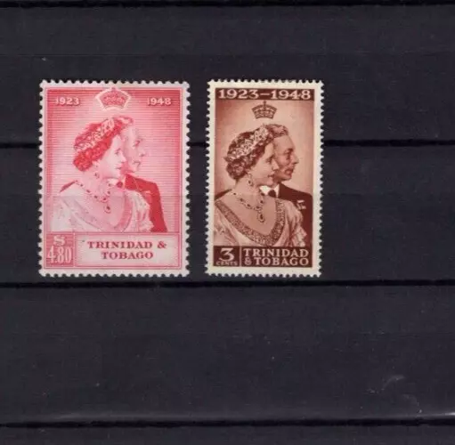 Trinidad 1948 Royal Silver Wedding Set Complete Umm/Mnh