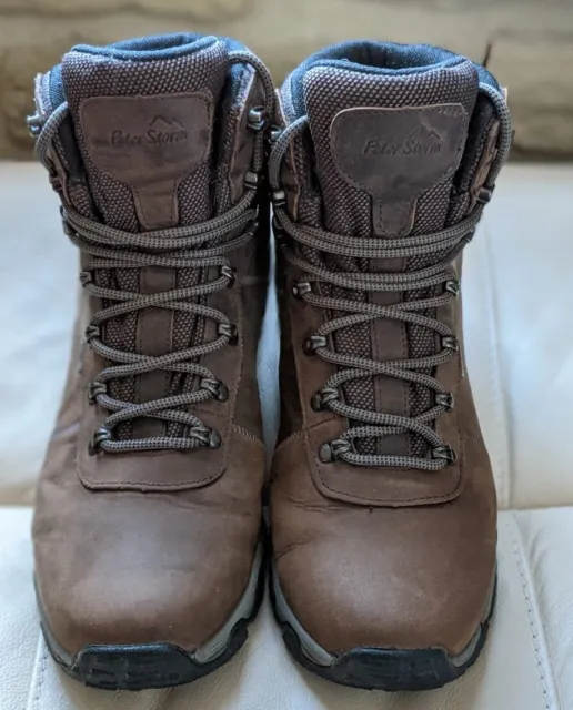 PETER STORM MEN’S Caldbeck Waterproof Leather Walking Boots, StormGrip ...