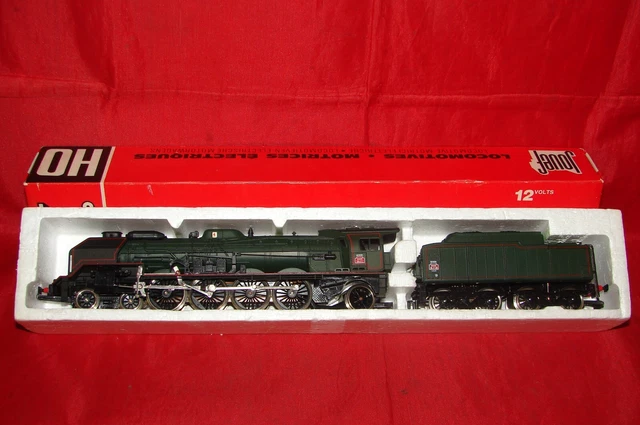 Loco Vapeur Jouef 8241 Avec Tender - Train Miniature HO - Occasion Boîte
