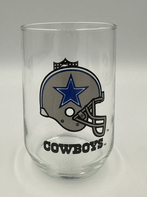 Dallas Cowboys 8oz Rocks Glass Mug Cup Branded Team Wear, Fan Merch Gameday NFL
