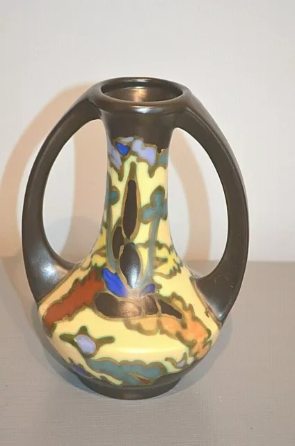Vase Amphore CM BERGEN Céramique Montoise Belgique 1920/30