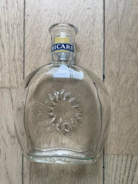 Carafe Verre  #Ricard Transparent  Bistrot Publicitaire Pétanque Logo Soleil