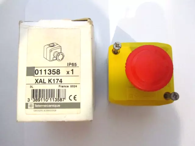 Schneider Electric Telemecanique Xal-K174 011358 Stop Push Button Unused