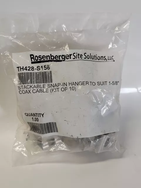 Rosenberger Th428-S158 Stackable Snap In Hangers For 1-5/8" Coaxial Cable  New