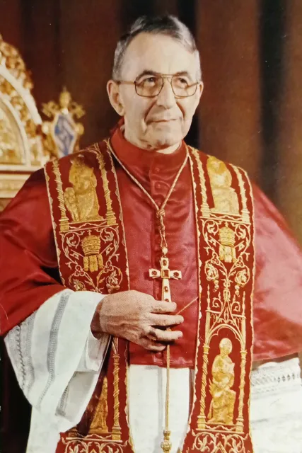 Cartolina - Commemorativa - Papa Giovanni Paolo I - 1970 ca.