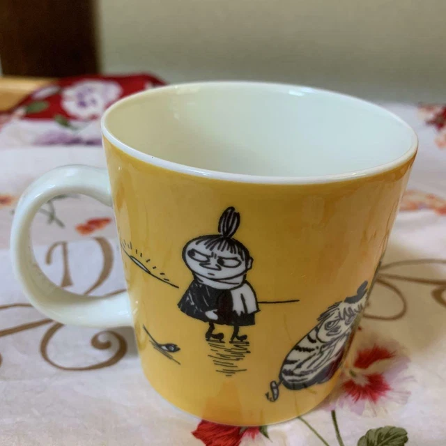 MOOMIN MUG DARK Yellow Little My 19911999 Arabia Finland RARE CUP