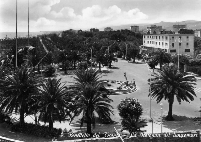 Cartolina San Benedetto Ascoli Piceno La Rotonda Lungomare Viagg.1962