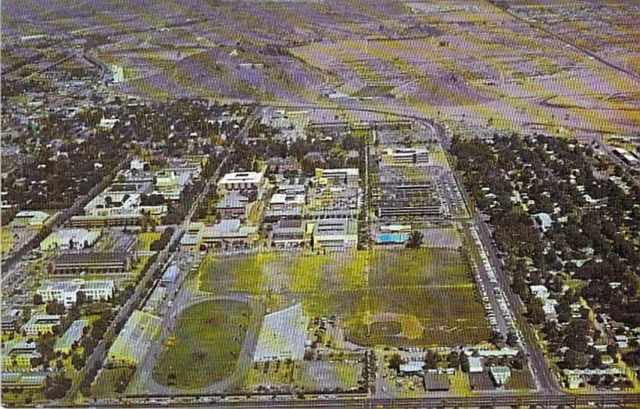 Aerial View of Arizona State University, Tempe, Arizona