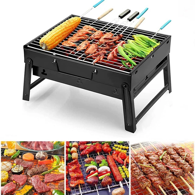 BBQ Grill Tragbar grill Campinggrill Picknickgrill Holzkohlegrill Klappgrill
