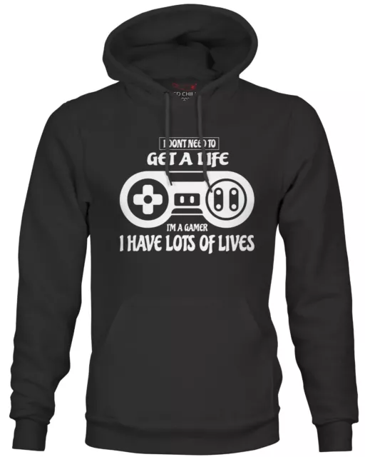 I Don't Need To Get A Life Gaming Hoodie Gamer Hoodie Xbox