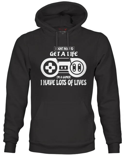 I Don't Need To Get A Life Gaming Hoodie Gamer Hoodie Xbox