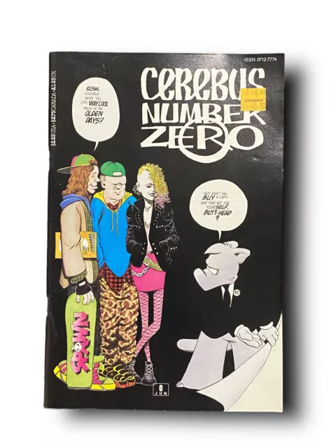 Cerebus #0 Comic Book Aardvark-Vanaheim Comics Comic Book