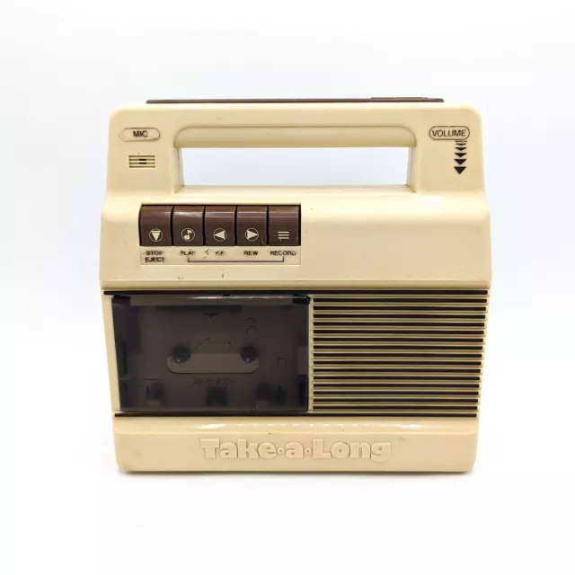 Vintage Nasta Powertronic Take-a-Long Cassette Player Recorder 1983 Retro Audio