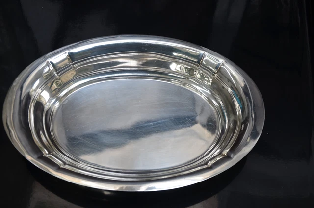 Coupe Ou Corbeille En Métal Argenté Gallia - Vintage - Service