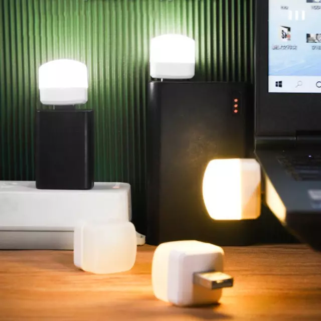 Lampada spina USB mini luce notturna LED studio ufficio lampada da lettura computer manuale