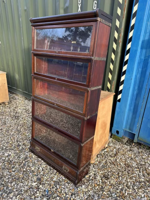 globe wernicke bookcase oak