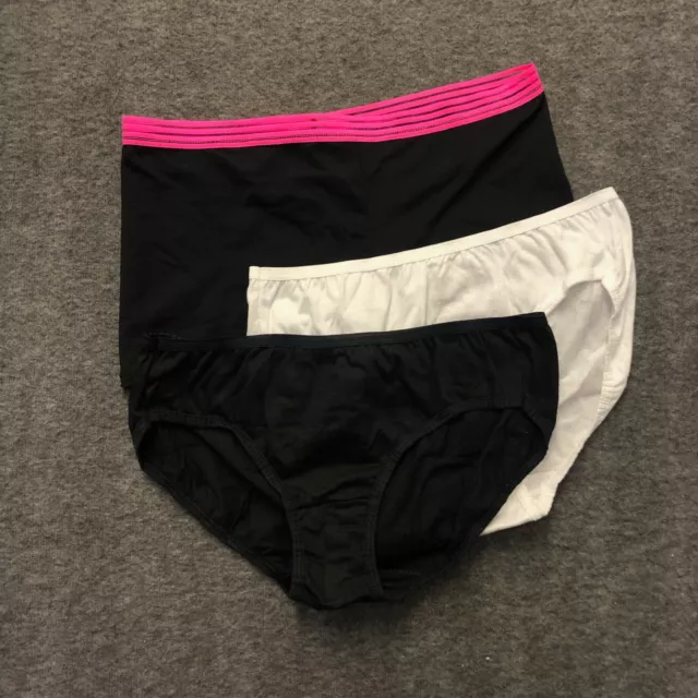 8-PACK Hanes/Athletic Works Panties Girls Sz 14 Underwear Cotton Multicolor  NWOT