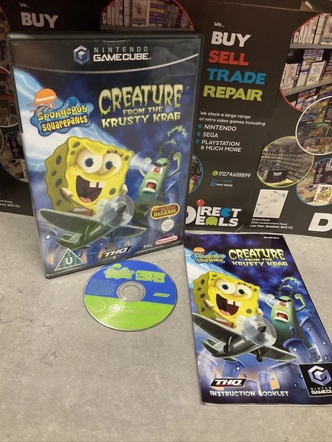 nintendo gamecube Creature From The Krusty  Krab sponge Bob