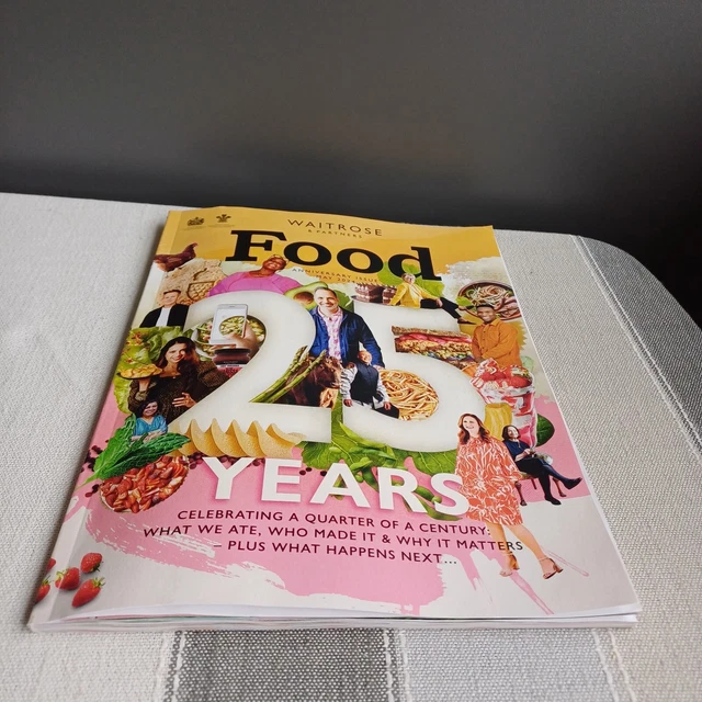 WAITROSE FOOD MAGAZINE May 2024 25th Anniversary Edition Seasonal Recipes Spring £3.20 PicClick UK