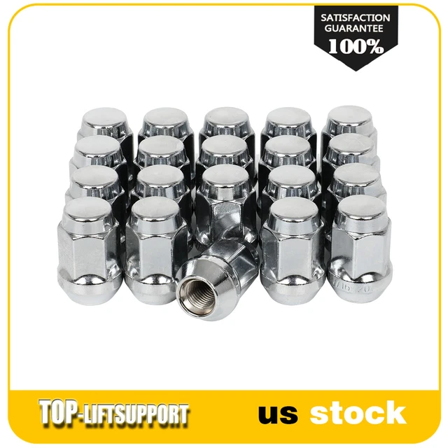 20 Lug Nuts 7/16 Chrome SST XL Mag Nut 1.37 Shank Cragar Chevrolet Pontiac Buick