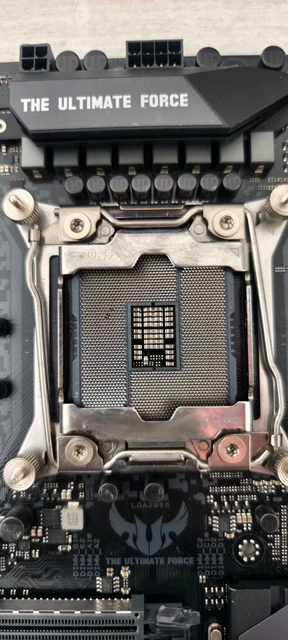 ASUS TUF X299 Mark 2 Motherboard Parts Only, IO Shield, NVME riser £54. ...